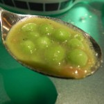 Guisantes del Maresme a la menta. Maresme peas with mint.