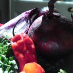 cebolla roja, ají limo, cilantro red onion, ají limo and coriander